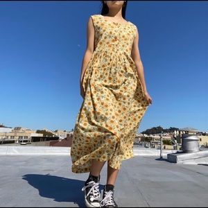 Vintage sunflower dress